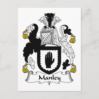 Manley Familienwappen Postkarte