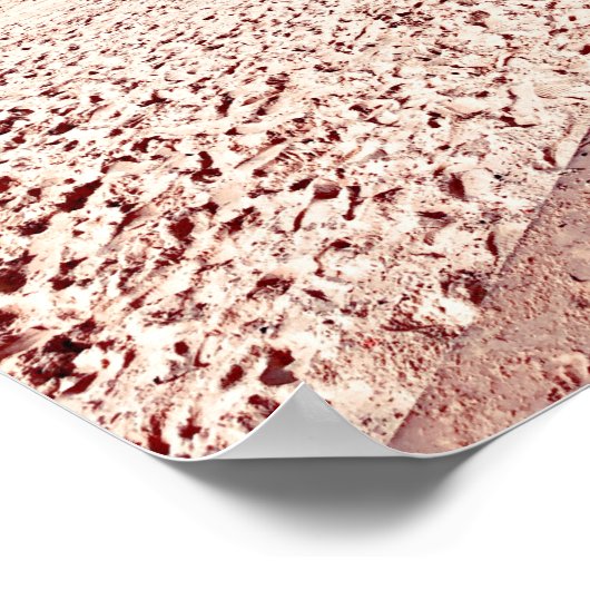 Manly Beach Retro Australien Reise Poster (Ecke)