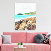 Manly Beach Surf Australien Reisen Leinwanddruck (Insitu (Wohnzimmer))