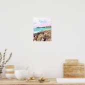 Manly Beach Surf Australien Reisen Poster (Küche)