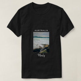 Manly Beach Surf Australien Reisen T-Shirt