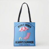 Manly Beach Tote Bag Tasche (Vorderseite)
