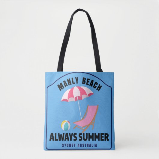 Manly Beach Tote Bag Tasche (Vorderseite)