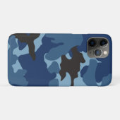 Manly Blue Camouflage Military Camouflage Pattern Case-Mate iPhone Hülle (Rückseite (Horizontal))