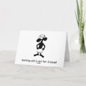 Manly Cowboy 50. Geburtstagskarte Karte (Rückseite)