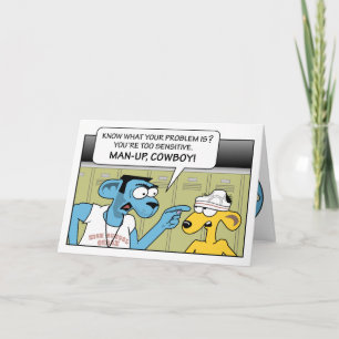 Manly Cowboy 50. Geburtstagskarte Karte