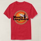 Manly Longboard Retrosurf T-Shirt (Design vorne)