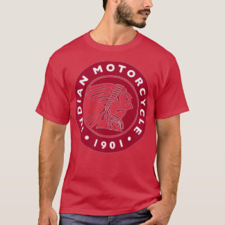Manly Maroon Motorrad T-Shirt