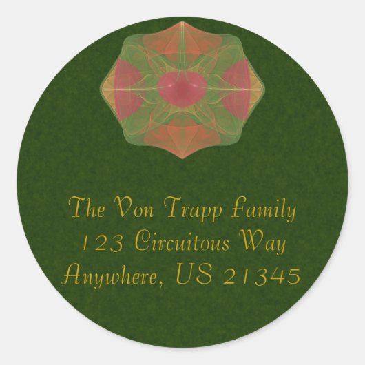 Manly Matrimony Runder Aufkleber (Vorderseite)