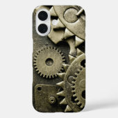 Manly Mechanische Gears Case-Mate iPhone Hülle (Rückseite)