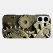 Manly Mechanische Gears Case-Mate iPhone Hülle (Rückseite (Horizontal))