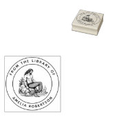 Manly Merman Skulpted Abs and Chain on Rocks Book Gummistempel (Stempel)