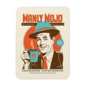 Manly Mojo-Kaffee Magnet (Vertikal)