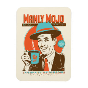 Manly Mojo-Kaffee Magnet