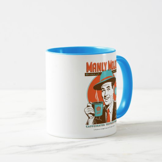 Manly Mojo-Kaffee Tasse (VorderseiteRechts)