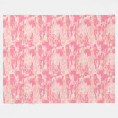 Manly Pink Camouflage Fleecedecke (Vorderseite (Horizontal))