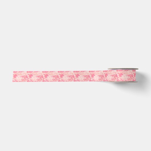 Manly Pink Camouflage Satinband (Vorderseite)