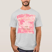 Manly Pink Camouflage T-Shirt (Vorderseite)