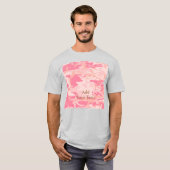 Manly Pink Camouflage T-Shirt (Vorne ganz)