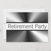 Manly Shiny Metal Einladung (Rückseite)