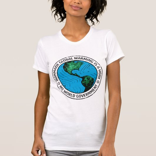 Manmade Global Warming ist ein Schwindel T-Shirt (Vorderseite)