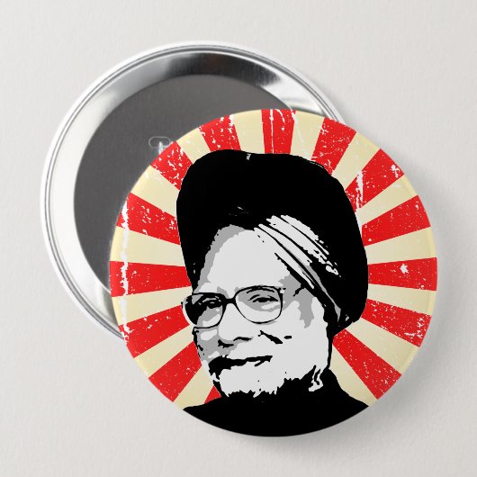 Manmohan Singh Button (Vorne & Hinten)