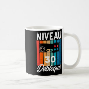 Mann 30 Jahre Geburtstag Gamer Level 30 Humor 1 Kaffeetasse