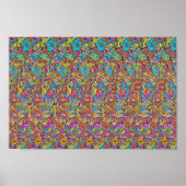 Mann am Arbeitsplatz - Versteckter 3D-Druck Poster (Vorne)