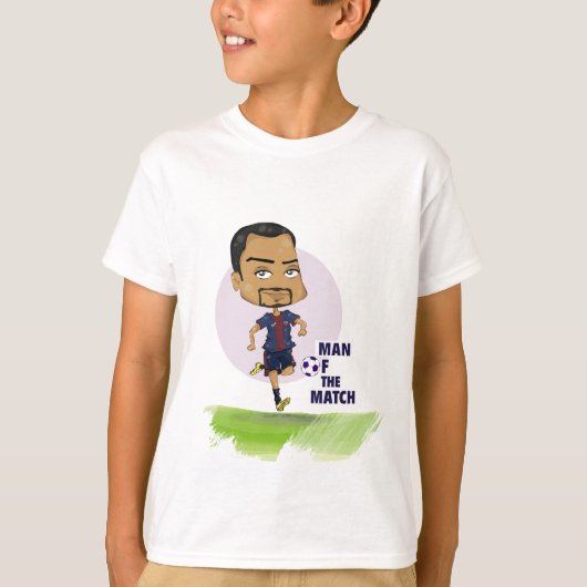 Mann am Spiel T-Shirt (Vorderseite)