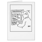 Mann an der Geldmaschine (Vorne)