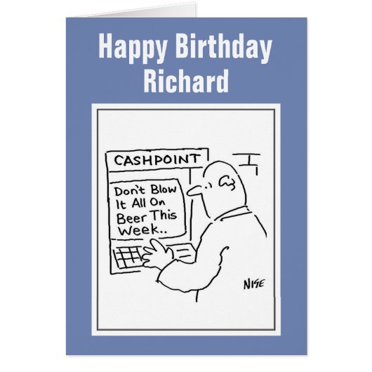 Mann an der Geldmaschine (Vorne)