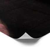 Mann an der Mauer Poster (Ecke)