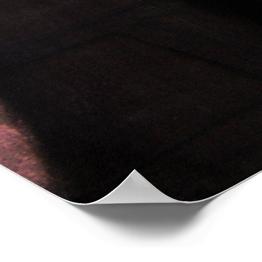 Mann an der Mauer Poster (Ecke)