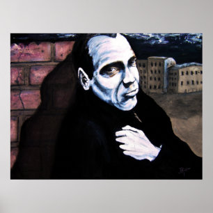 Mann an der Mauer Poster