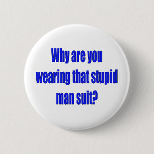 Mann-Anzug Knopf Button