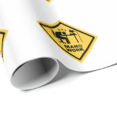 Mann-@ Arbeit Geschenkpapier (Rolleneckpunkt)