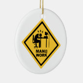 Mann-@ Arbeit Keramikornament (Rechts)