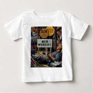 Mann-Arbeiten Baby T-shirt