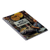 Mann-Arbeiten Notizblock (Rechte Seite)