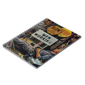 Mann-Arbeiten Notizblock (Linke Seite)