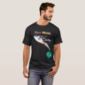 Mann auf dem Mond T-Shirt (Vorne ganz)