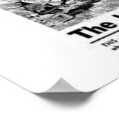 Mann auf dem Mondplakat Poster (Ecke)