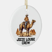 Mann auf einem Kamel Keramik Ornament (Rechts)