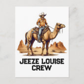 Mann auf einem Kamel Postkarte (Vorderseite)