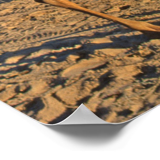 Mann auf Kamelplakat Poster (Ecke)