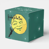 Mann auf Ladensuche für Winking Moon Green Geschenkschachtel (Rückseite)