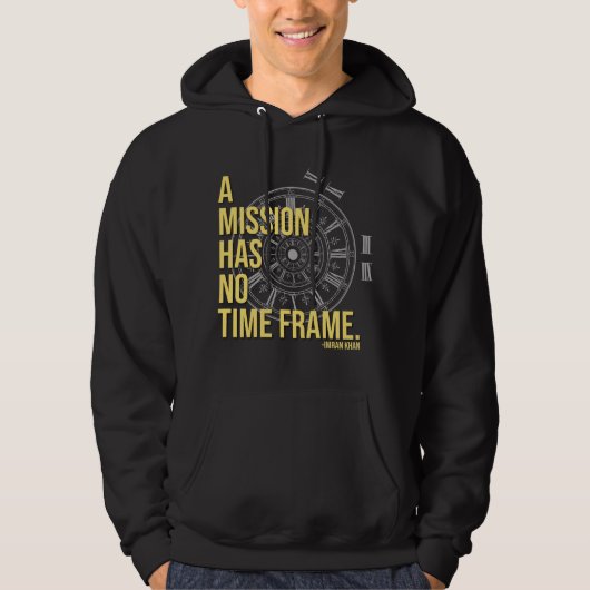 Mann auf Mission Hoodie (Vorderseite)