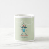 Mann auf Rollschuhen Kaffeetasse (Mittel)