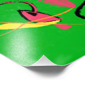 Mann auf Skateboard Fotodruck (Ecke)