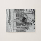 Mann auf Sprungbrett Puzzle (Horizontal)